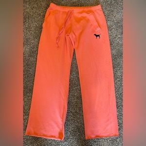 Large Pink, Victoria Secret’s sweatpants. Excellent condition.